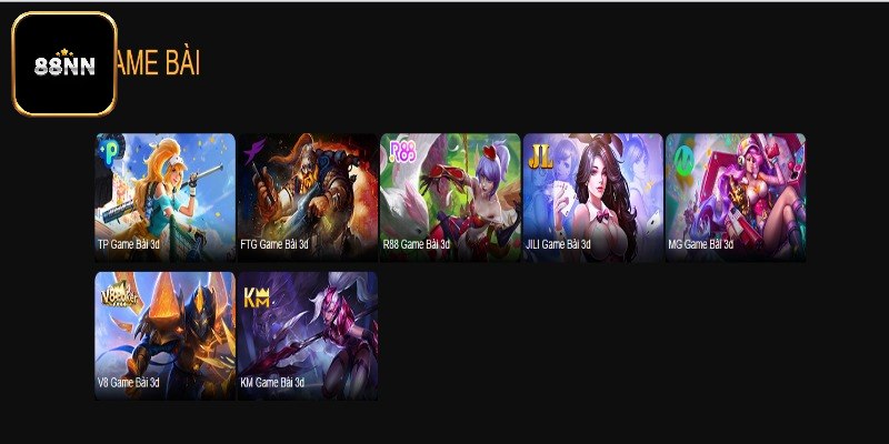 4 sảnh game bài xanh chín