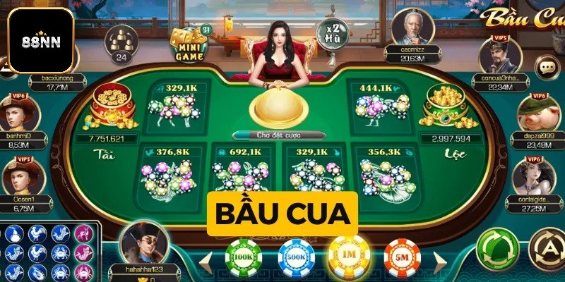 Hướng dẫn chơi game bầu cua 88nn