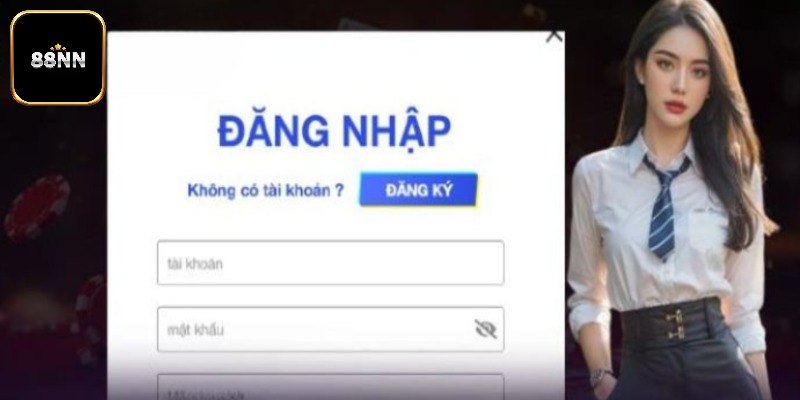 Trang chủ lấy biểu mẫu đăng nhập tài khoản